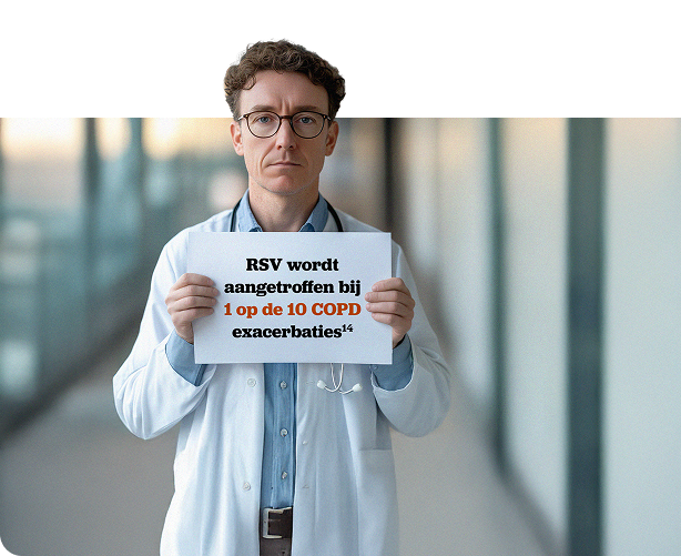 Doctor holding a sign